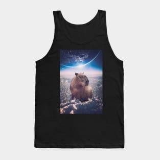 Sleepy Capybara Tank Top